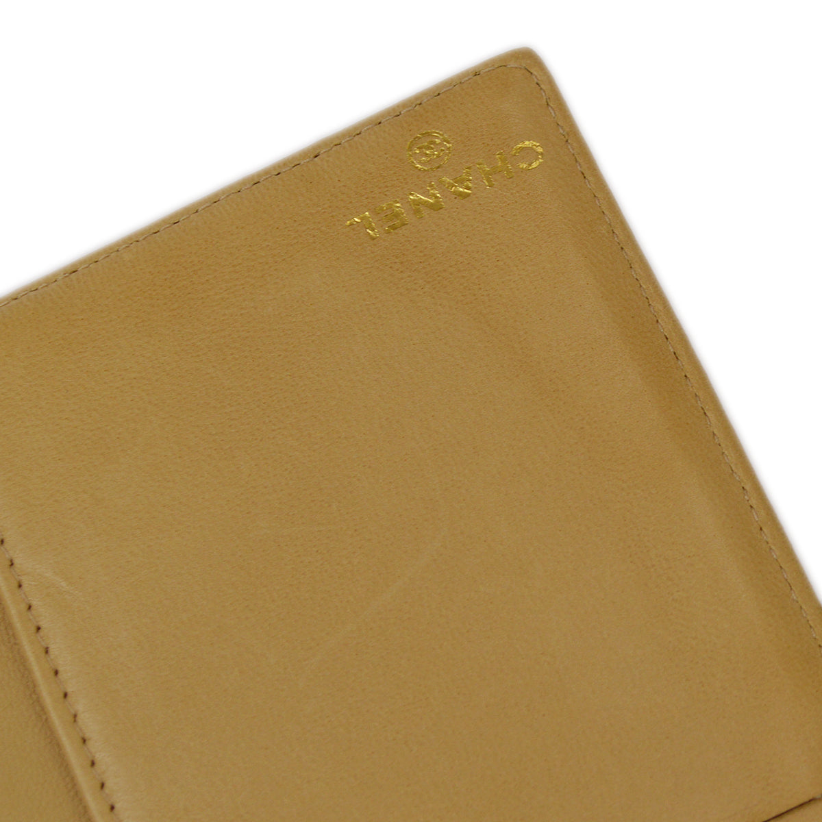 Luxury Chanel 2000-2001 Beige Caviar Wallet Purse