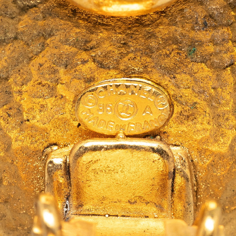 Chanel Vintage Coco Milgreen Earring G   Chanel