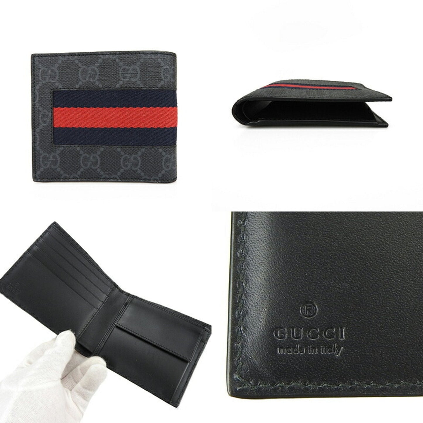 Luxury Gucci Trending 2025 Gg Supreme  Canvas Wallet  ()