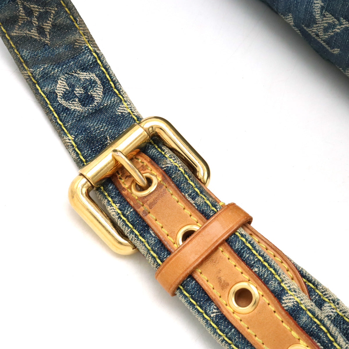 Louis Vuitton Monogram Denim Bag Body Bag Blue M95347