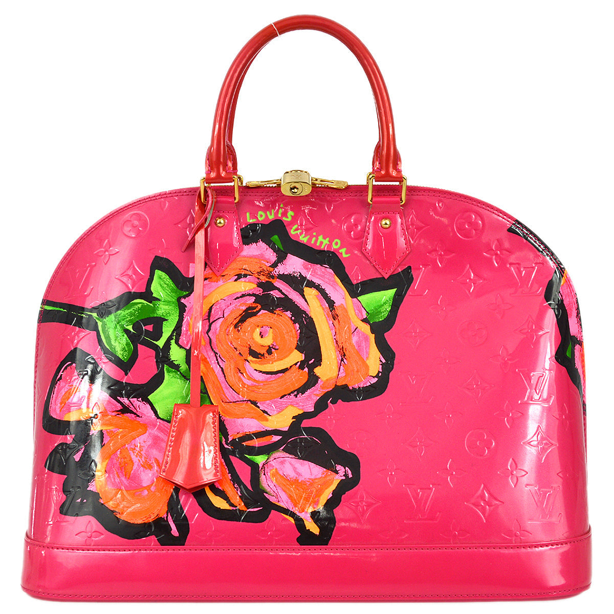Louis Vuitton 2009 Pink Vernis Alma MM M93686
