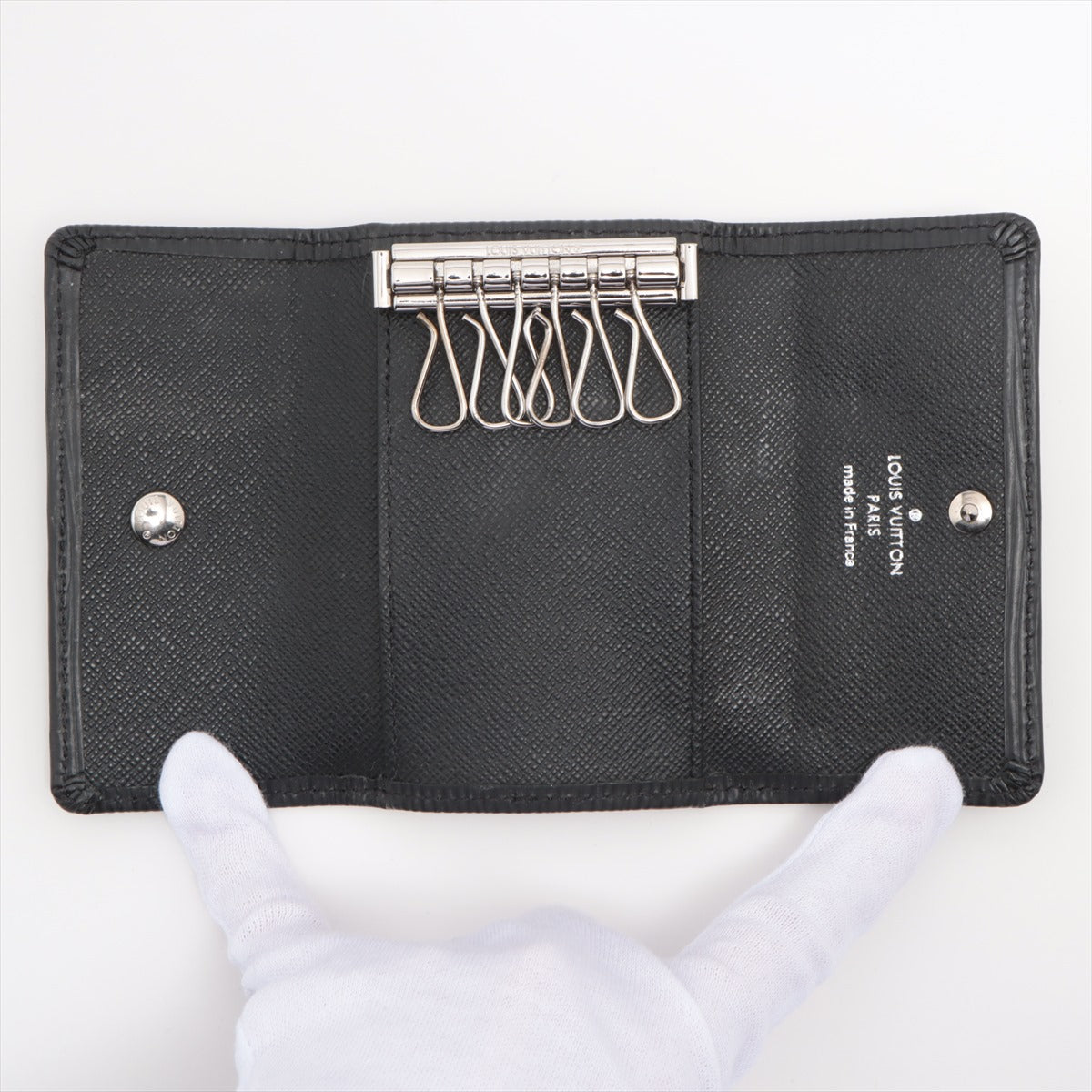 Louis Vuitton Epi Multicle 6 M63812 Noneir Keycase  Reaction