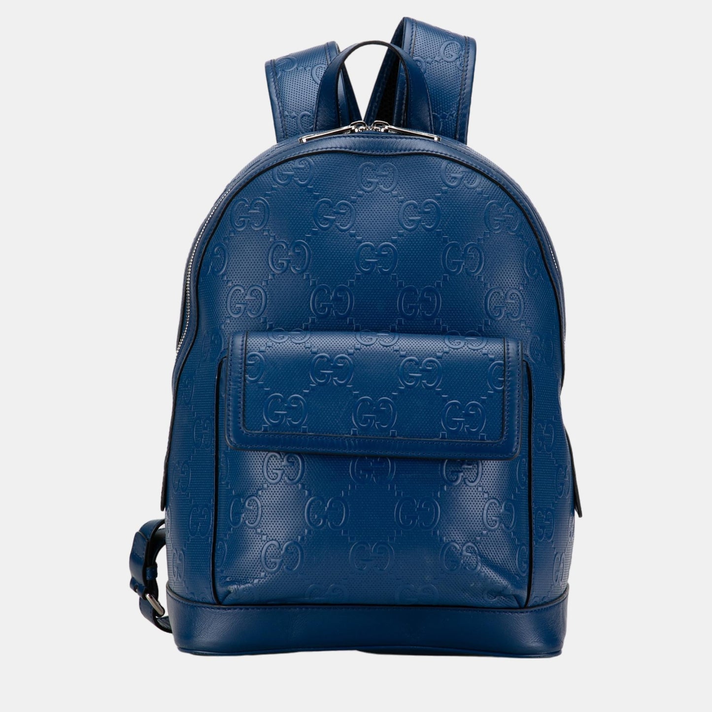Luxury Gucci Trending 2025 Blue GG Embossed Backpack