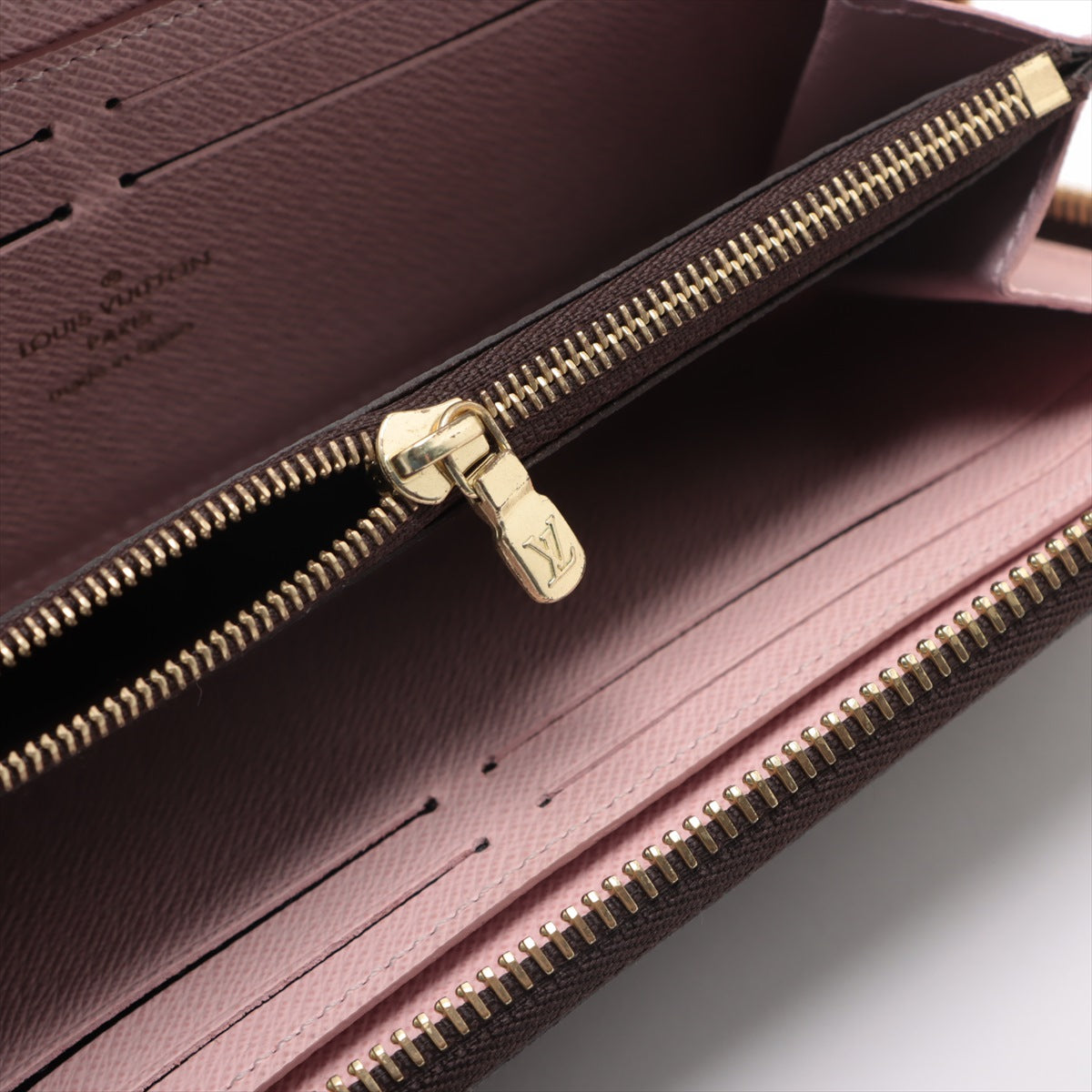 Louis Vuitton Monogram Portfolio Clemence M61298 Rose Valerie Round  Wallet