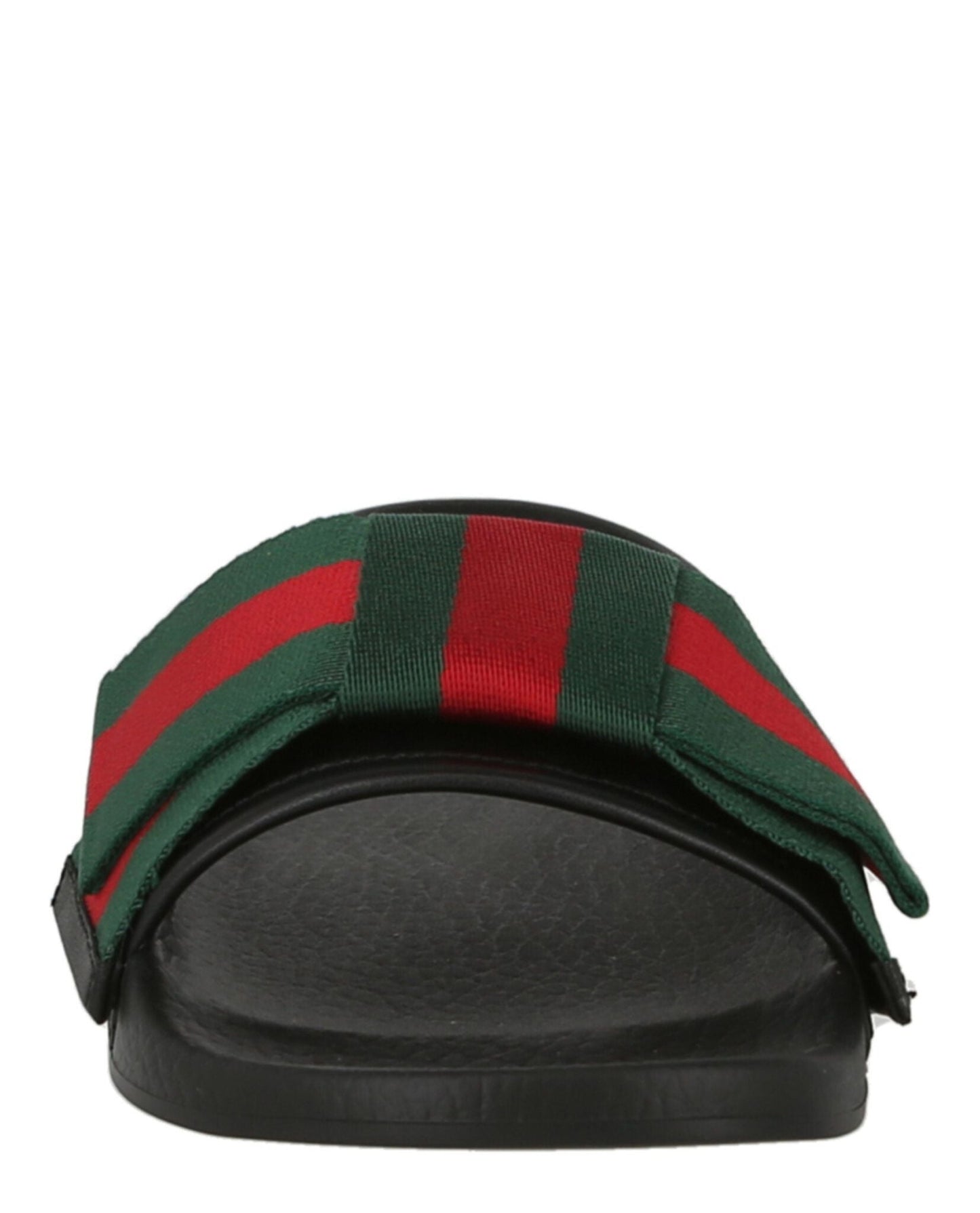 Gucci Satin Web Sylvie Bow Slides