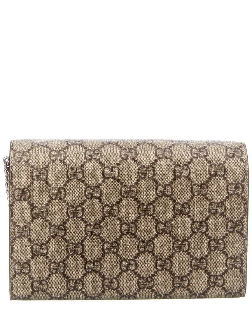 Luxury Gucci Trending 2025 Dionysus GG Supreme Canvas Wallet On Chain