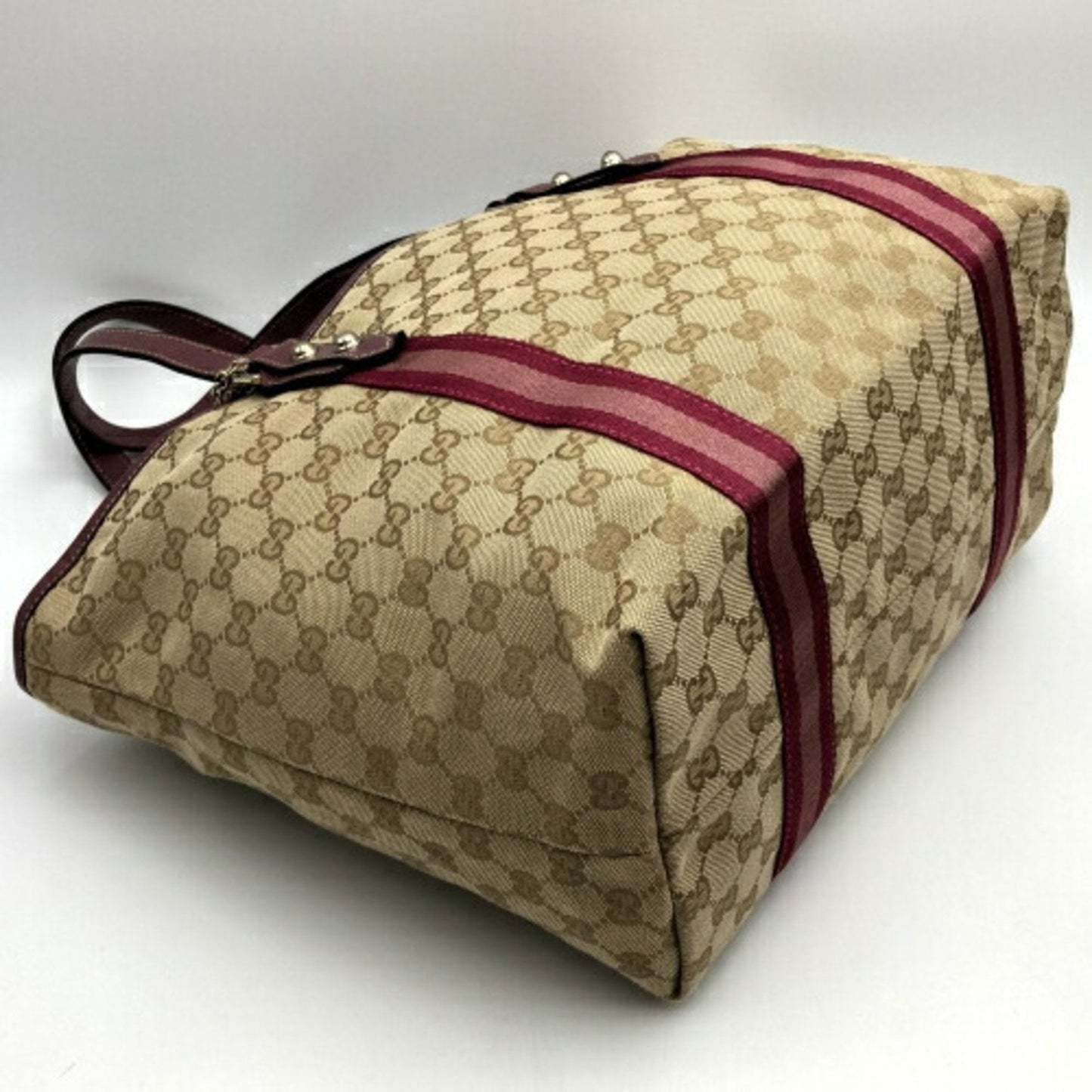 Gucci Cabas  Canvas Tote Bag