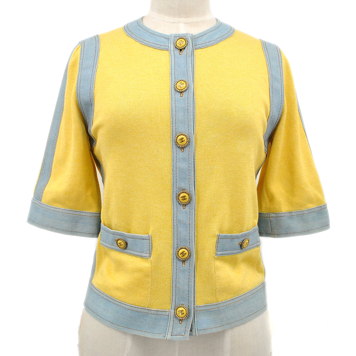Luxury Chanel Spring 2007 contrast-trim jacket #34