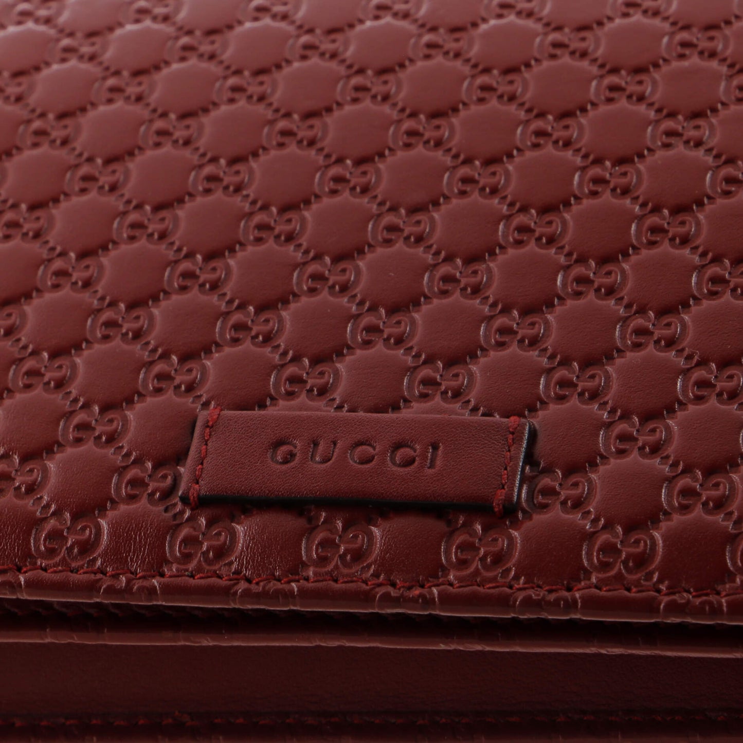 Wallet on Strap Microguccissima Leather