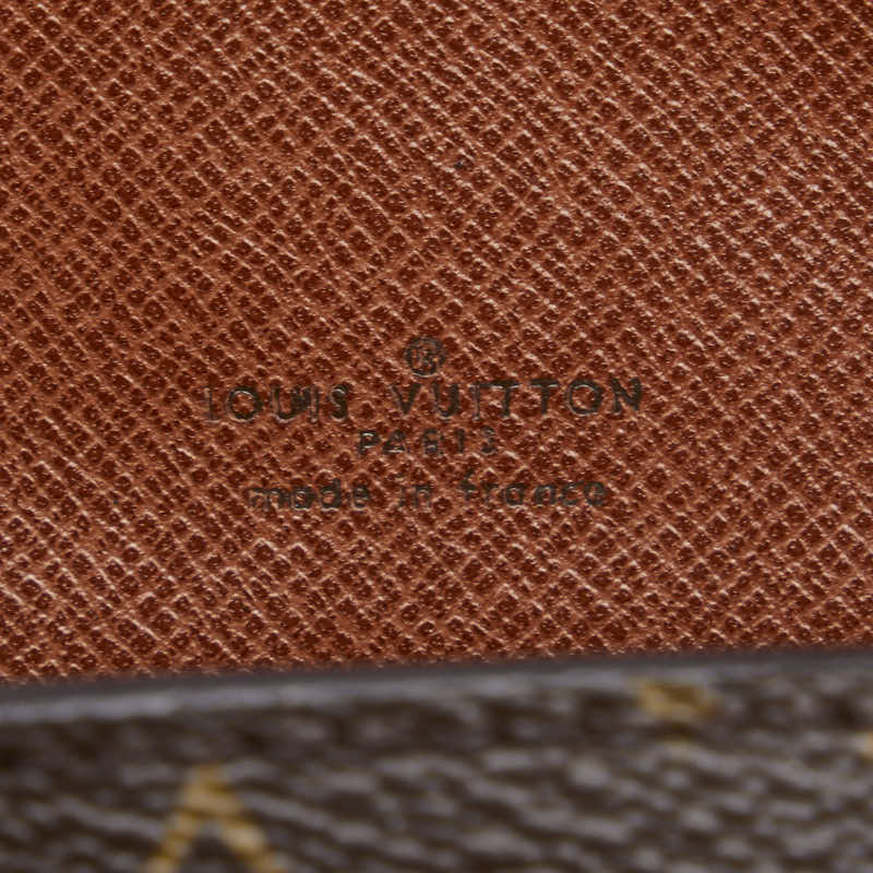Louis Vuitton Monogram Mini S Slipper Shoulder Bag M51244 Brown PVC Leather  Louis Vuitton