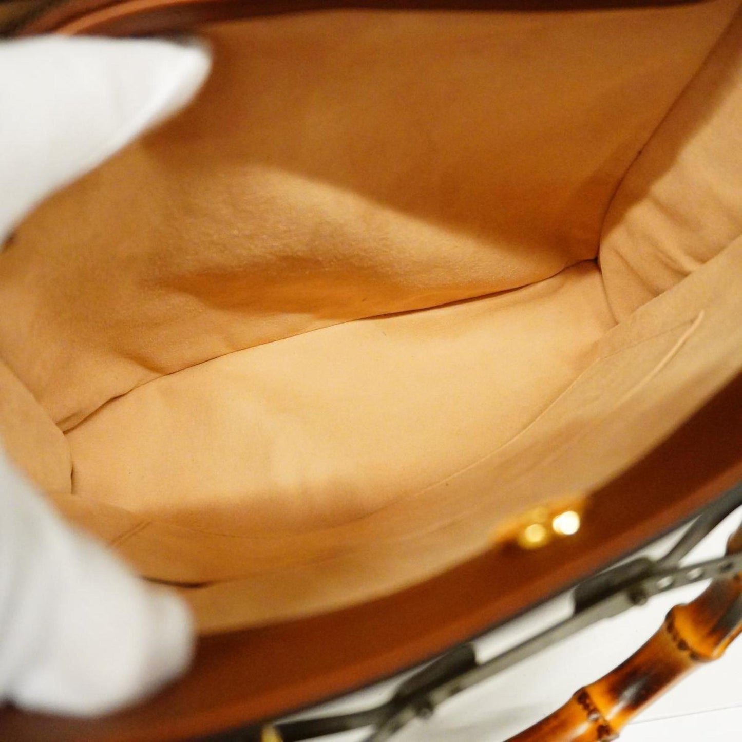 Luxury Gucci Trending 2025 Bamboo  Leather Tote Bag ()