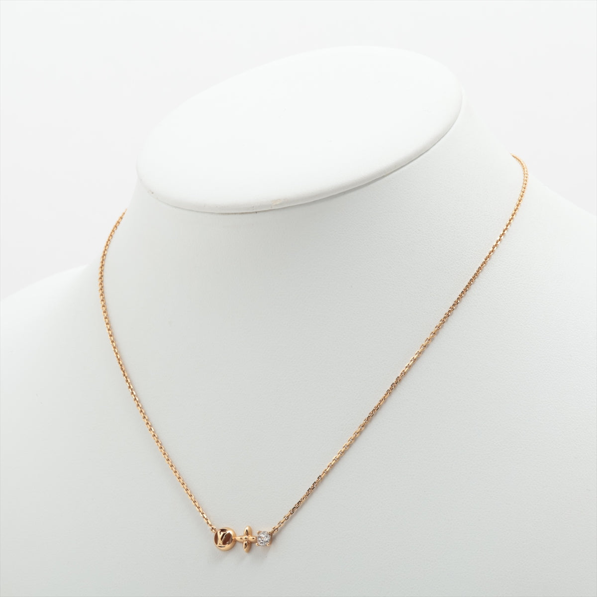 Louis Vuitton M00368 Collie Ptyle LE2283 Necklace GP  Rhinestone G