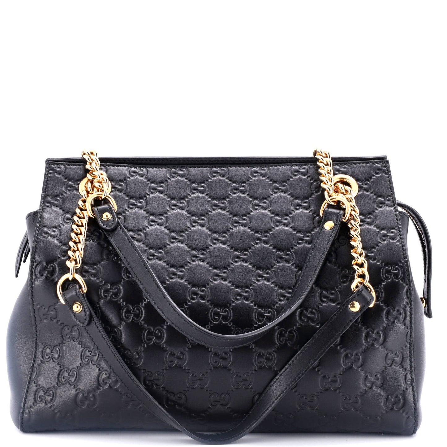Soft Signature Shoulder Bag Guccissima Leather Medium