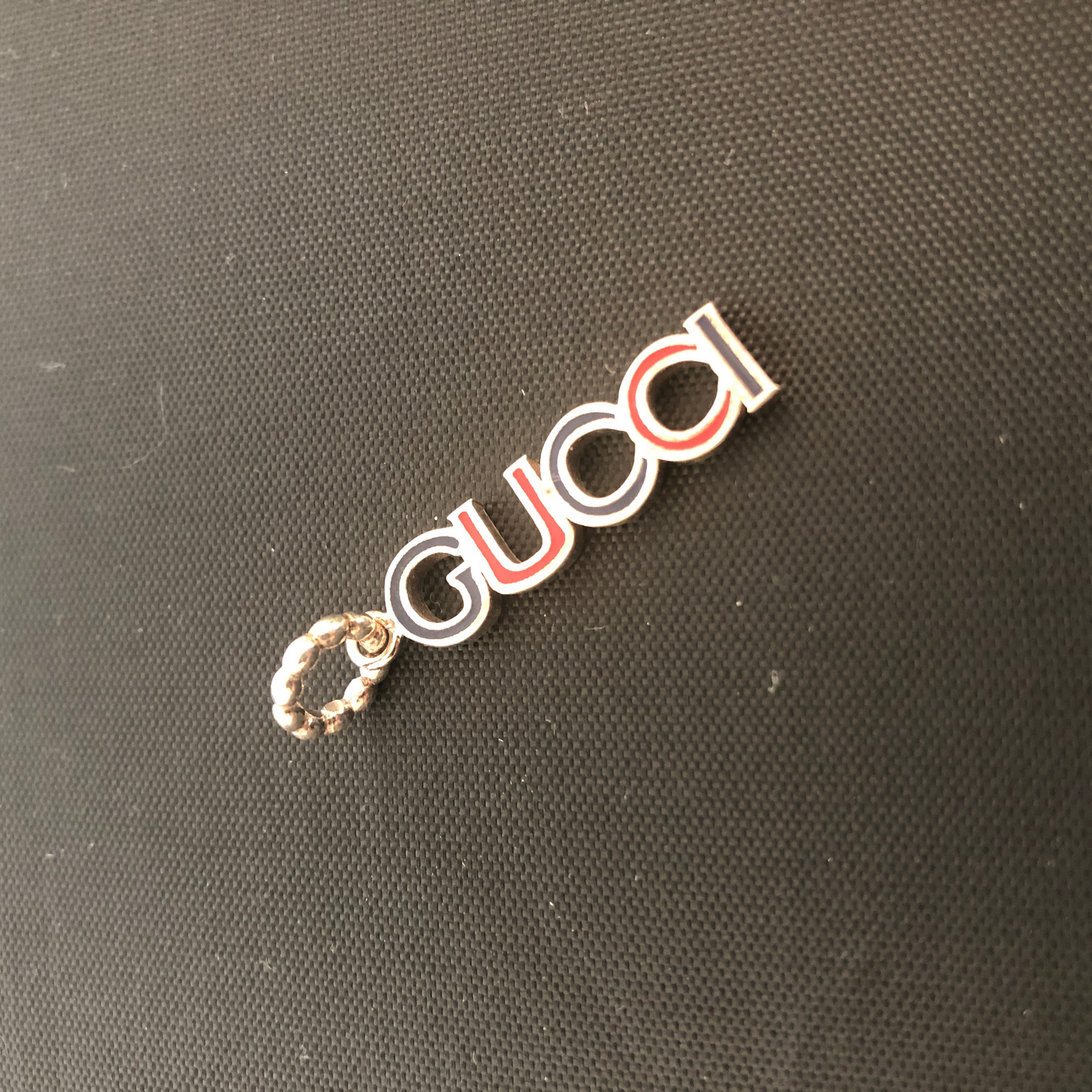 Luxury Gucci Trending 2025 Block Letter Charm in Red and Green