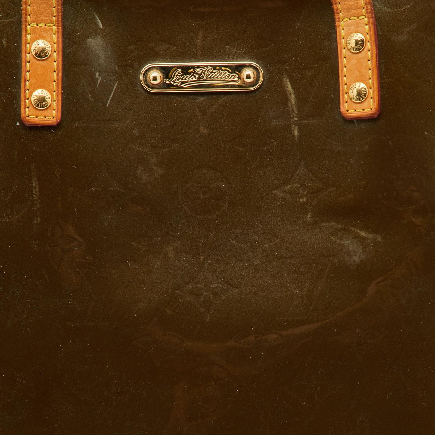 Louis Vuitton Vert Bronze Monogram Vernis Bellevue Gm Bag