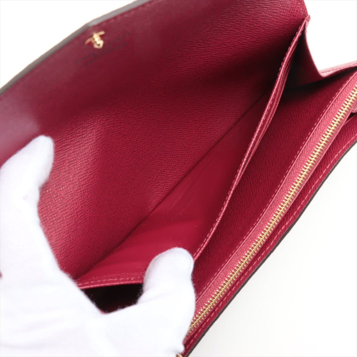 Louis Vuitton Monogram Portfolio Sarah M62234 Fushai Long  Reaction Wallet