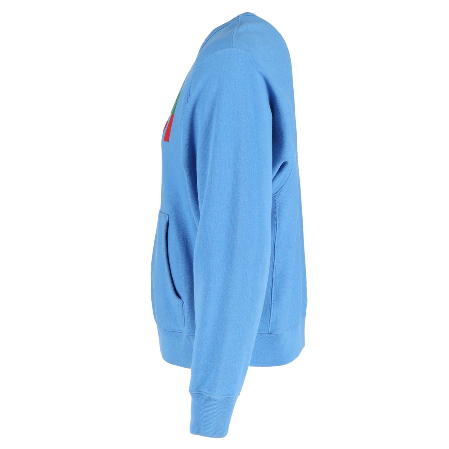 Luxury Gucci Trending 2025 Blade Logo-Print Sweatshirt in Blue Cotton