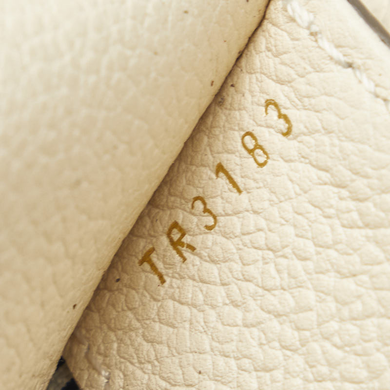 Louis Vuitton M40807 White Leather  Louis Vuitton M40807 White Leather Ladies Louis Vuitton