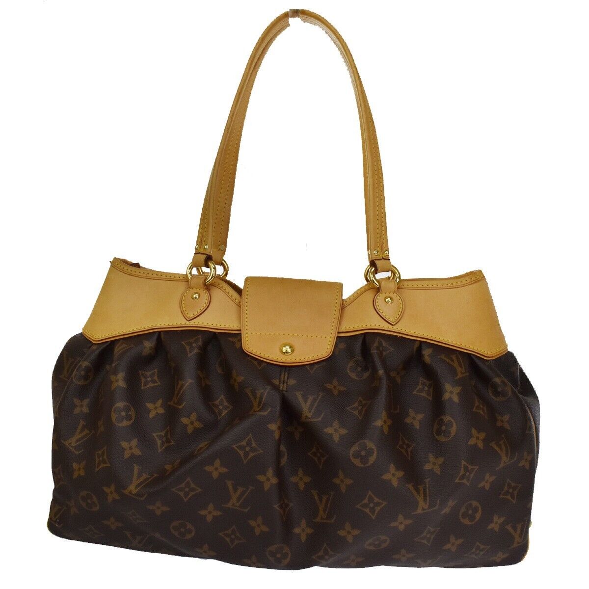 Louis Vuitton Boétie  Canvas Shoulder Bag ()