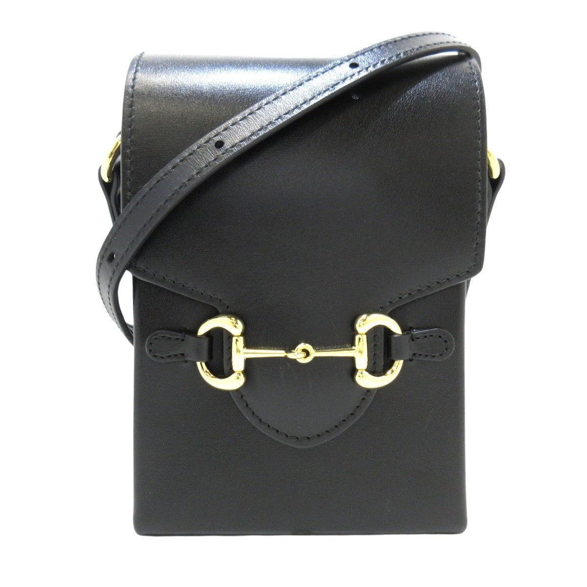 Luxury Gucci Trending 2025 Horsebit  Leather Shoulder Bag ()