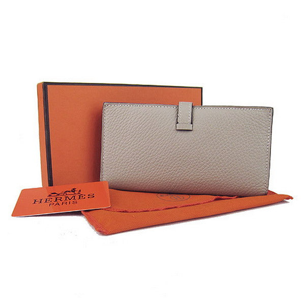 Luxury Hermes Wallet H008 Wallet Grey