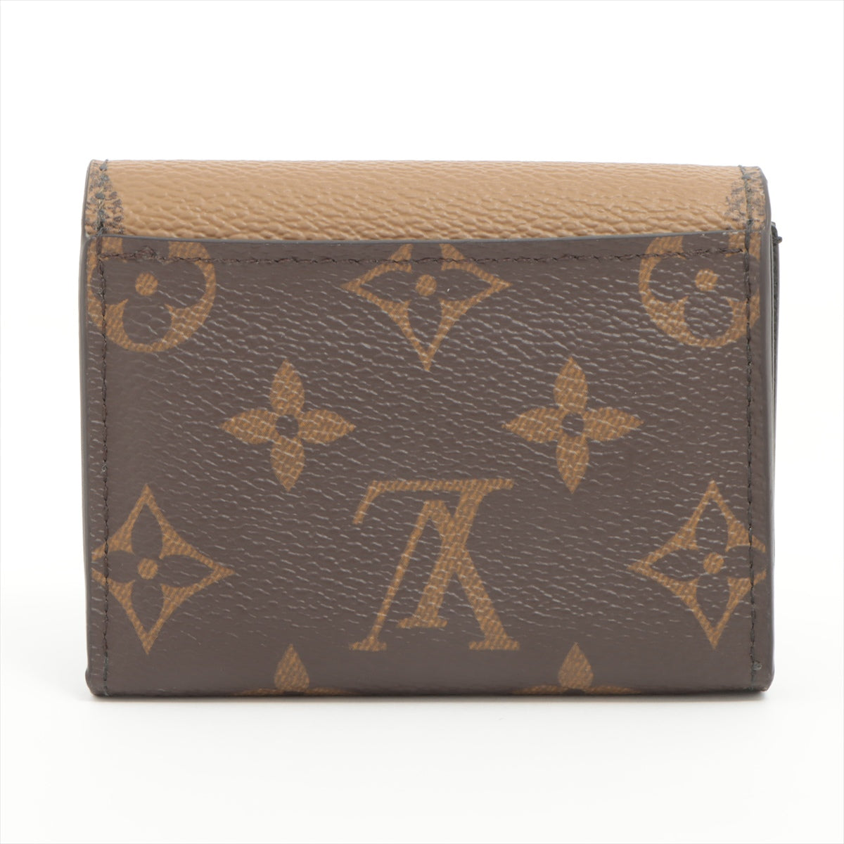 Louis Vuitton Giant Monogram Reversee Portfolio Zoe M80725 Brown Compact Wallet