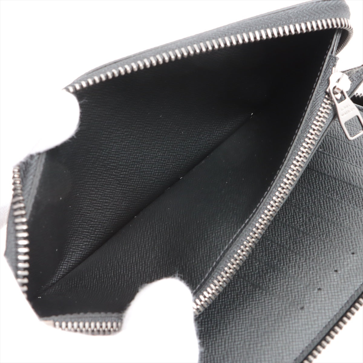 Louis Vuitton Monogram Zippy Wallet Vertical M62295 Black Wallet
