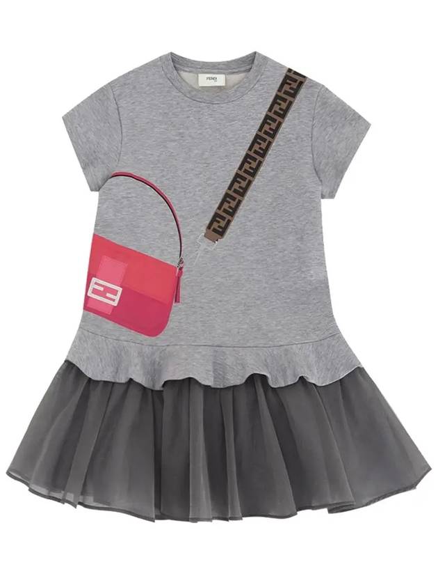 Luxury Fendi Kids Women Print One Piece JFB382 AEY0 F0WG5
