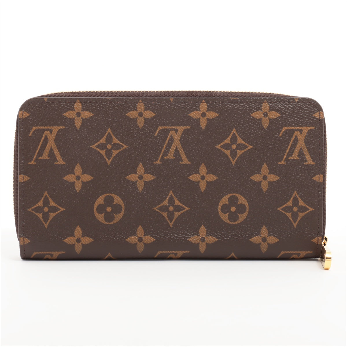 Louis Vuitton Monogram  Wallet M42616 Brown Round Zip Wallet