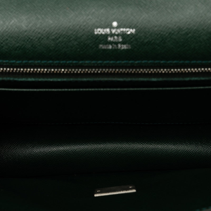 Louis Vuitton Taiga Selena Secundary Clutch Bag M30784 Epiious Green Leather Men Louis Vuitton