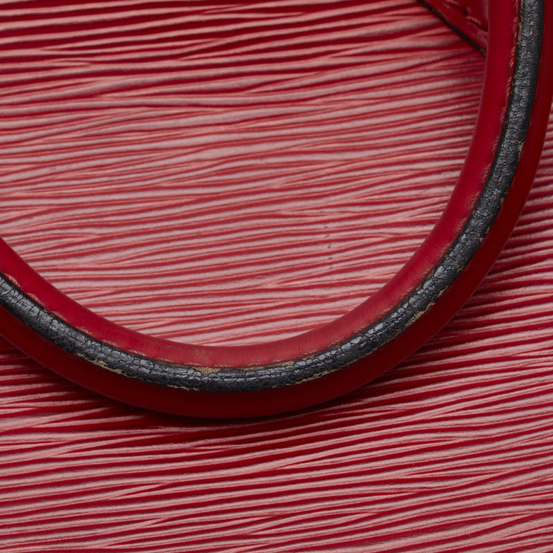 Louis Vuitton Red Epi Alma Handbag M52147
