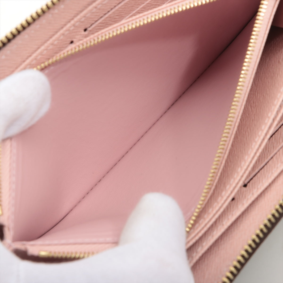 Louis Vuitton Monogram  Wallet M41894 Rose Valerie Round Zip Wallet
