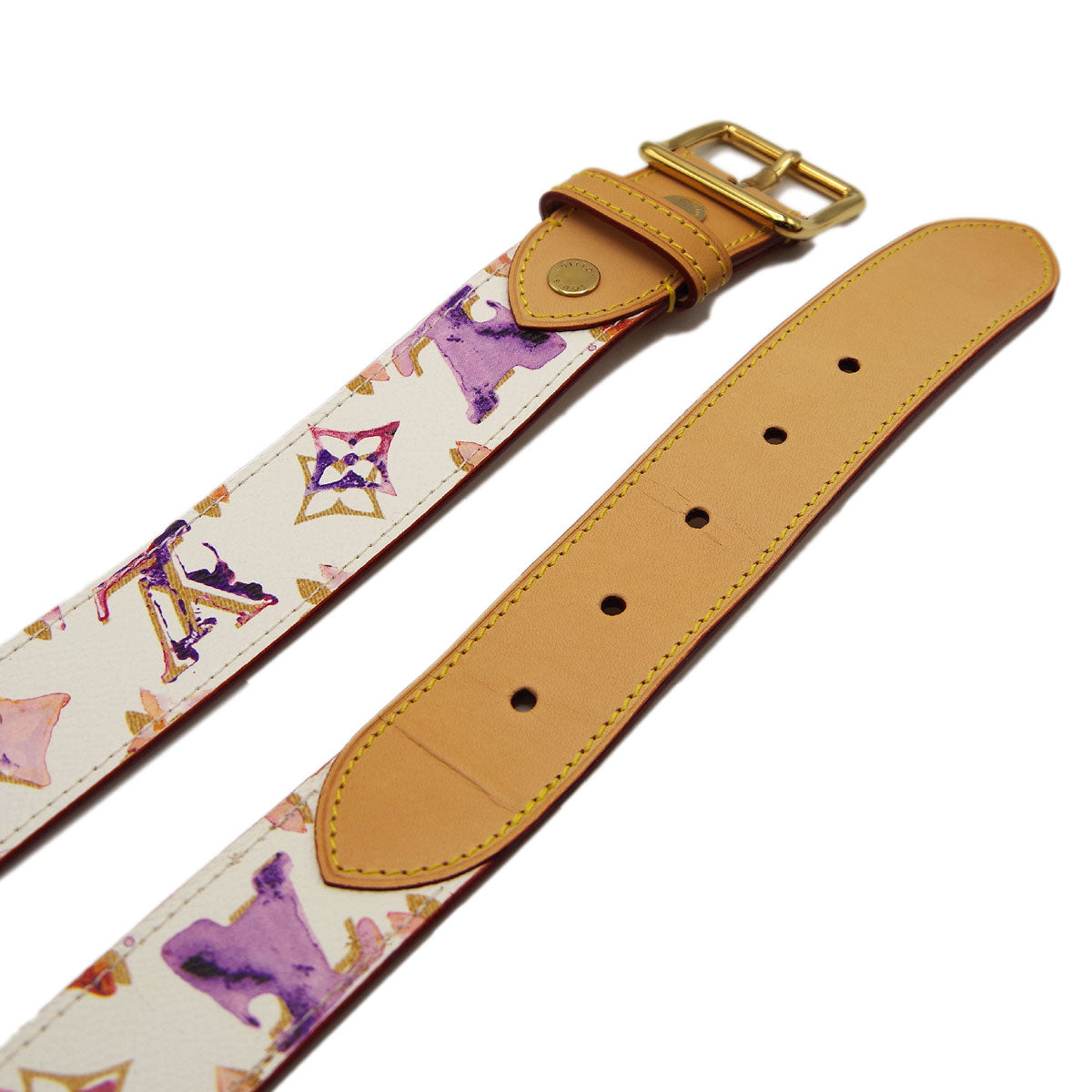 Louis Vuitton 2008 Monogram Watercolor Ceinture #85 M9623U