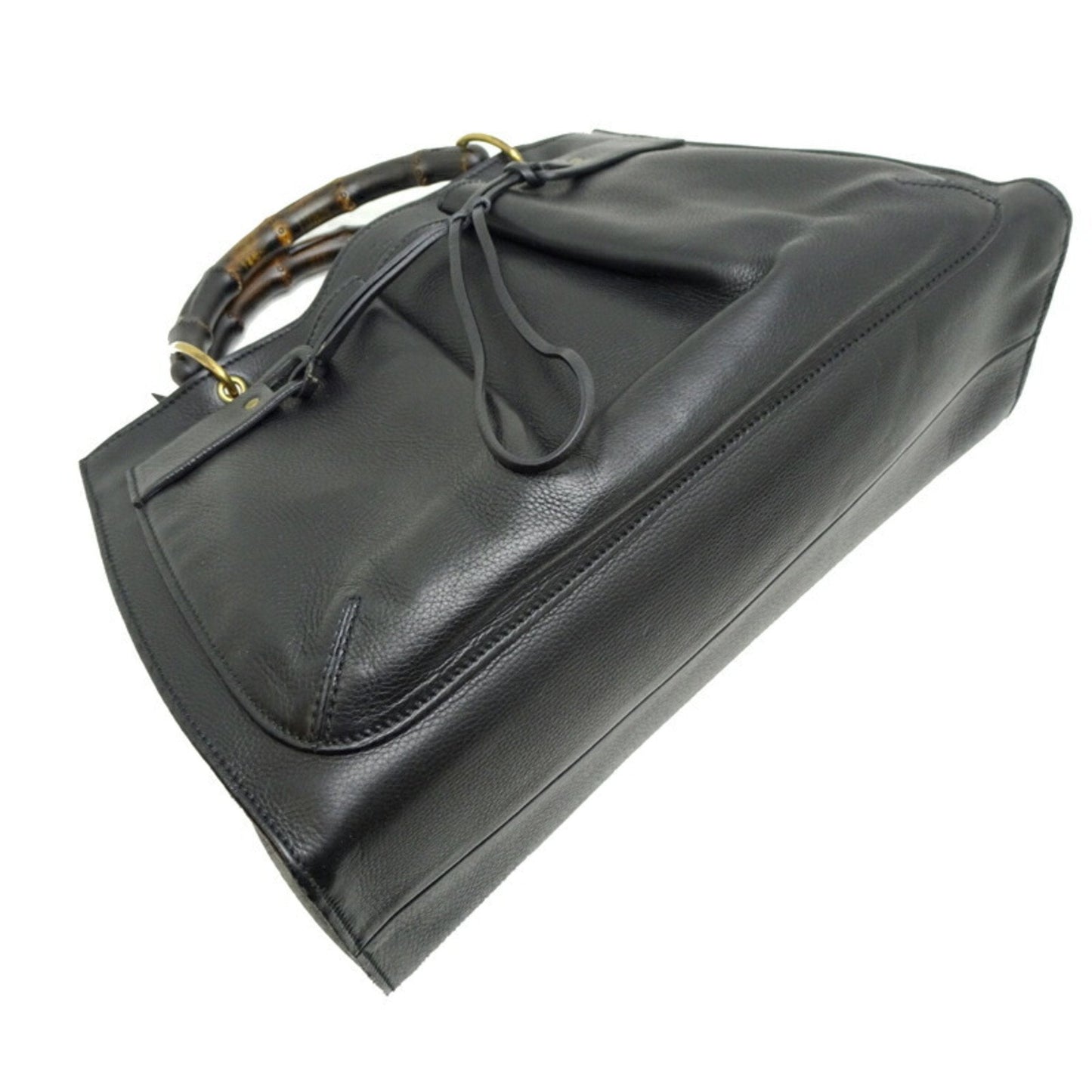 Gucci  Bamboo Leather Handbag Tote Bag
