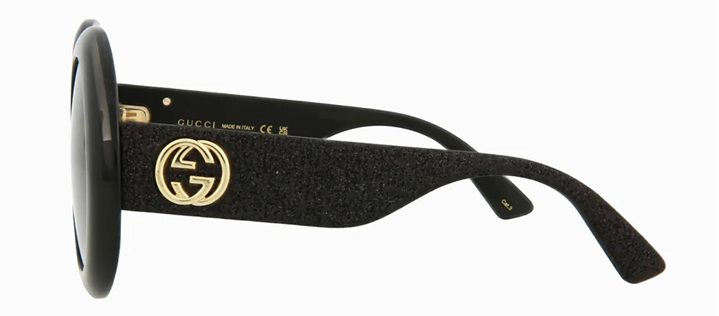 Gucci GG0101S W 001 Oval Sunglasses