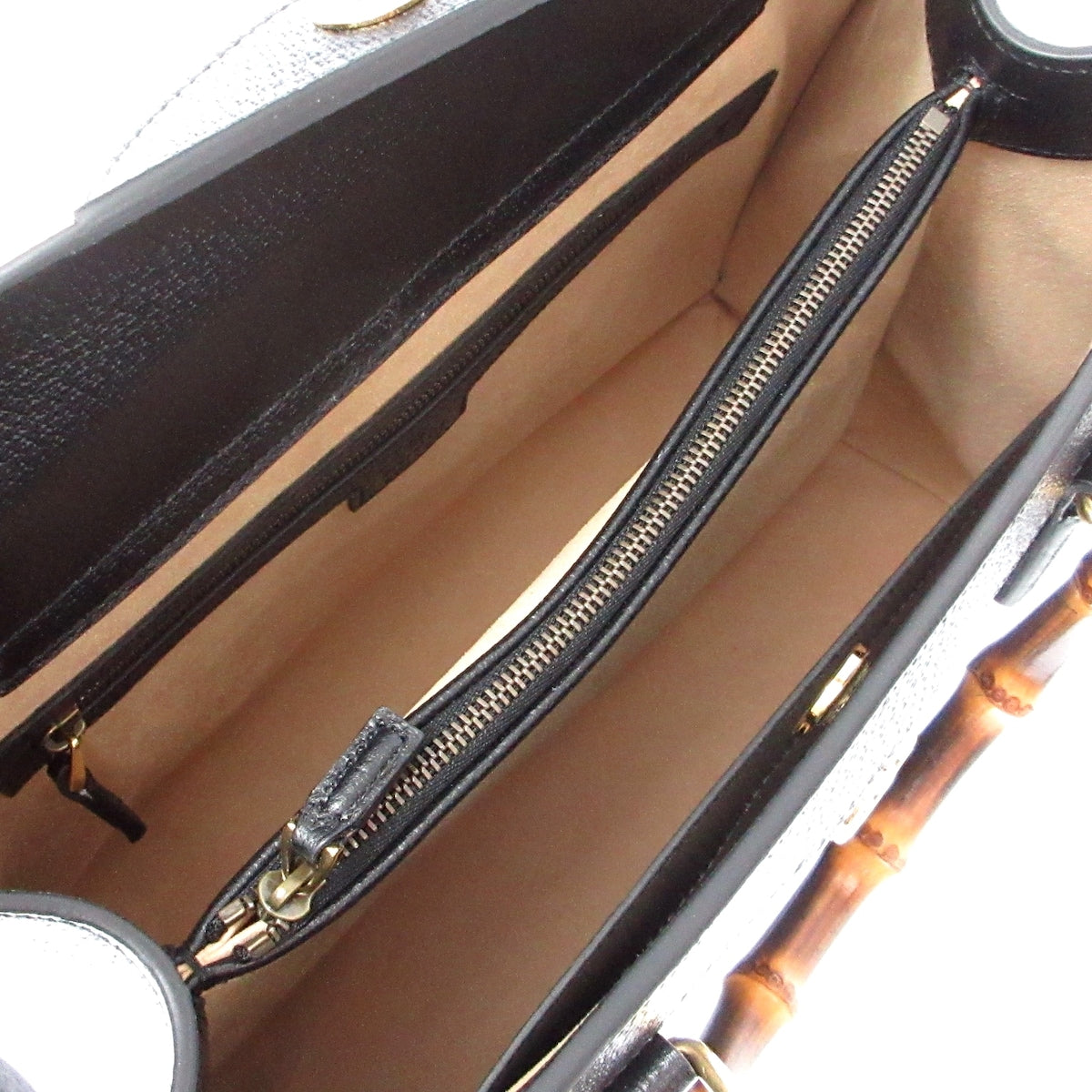 Gucci Bamboo  Leather Tote Bag ()