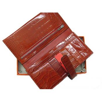 Luxury Hermes Wallet H1115 Wallet Crocodile