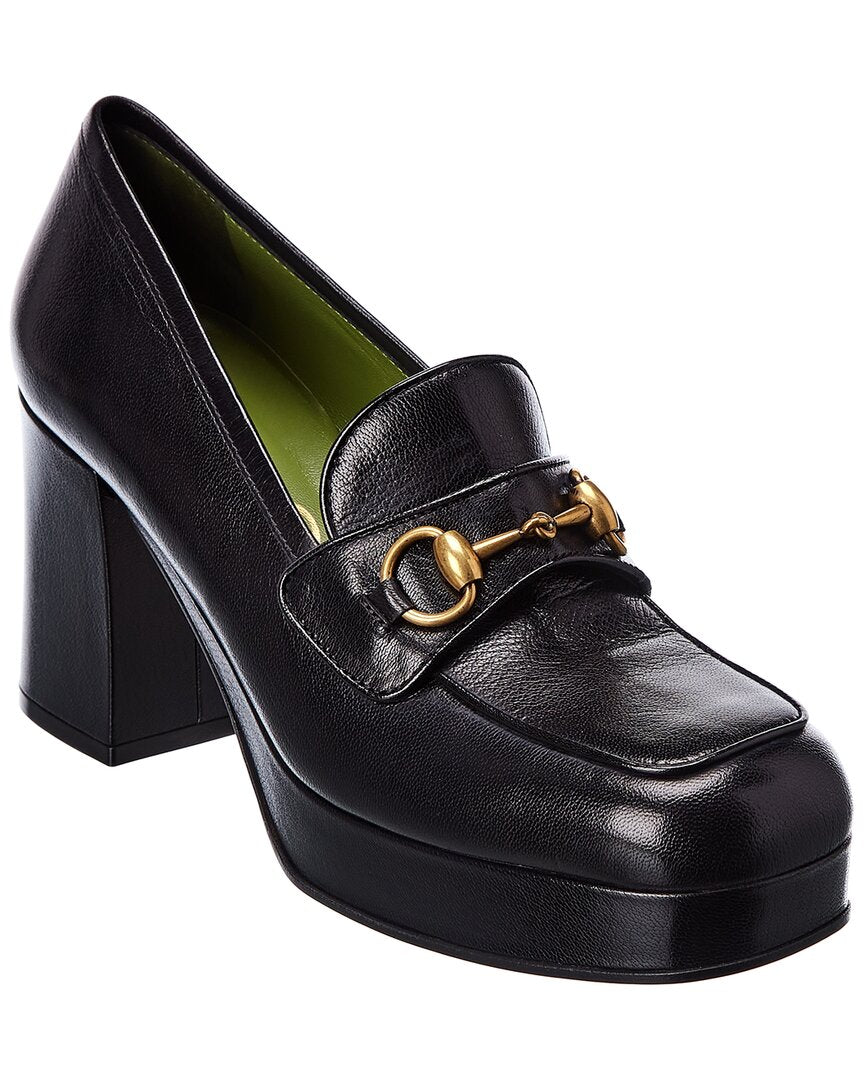 Gucci Leather Platform Loafer
