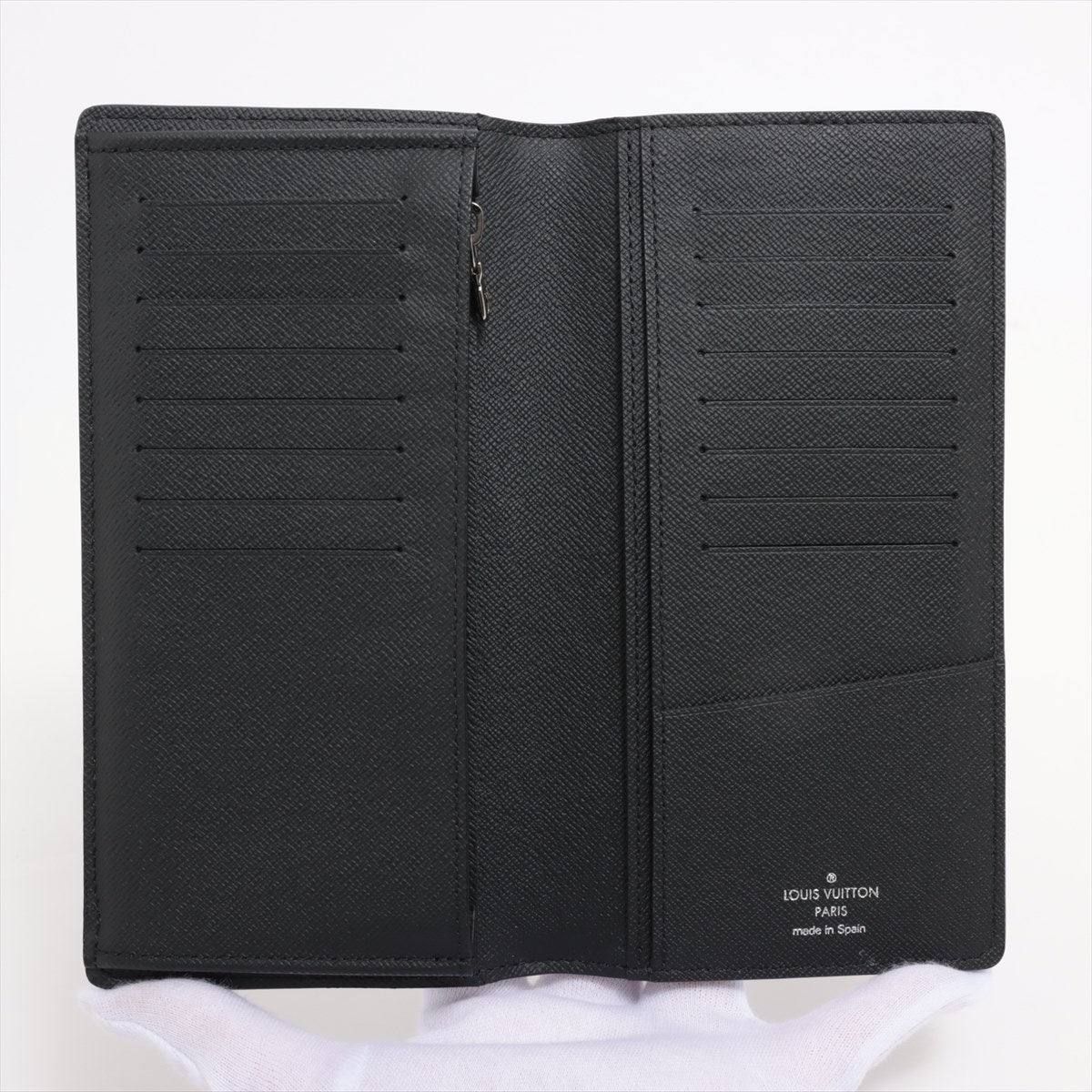 Louis Vuitton Monogram Portefolio Brother M61697 Black Long   Wallet