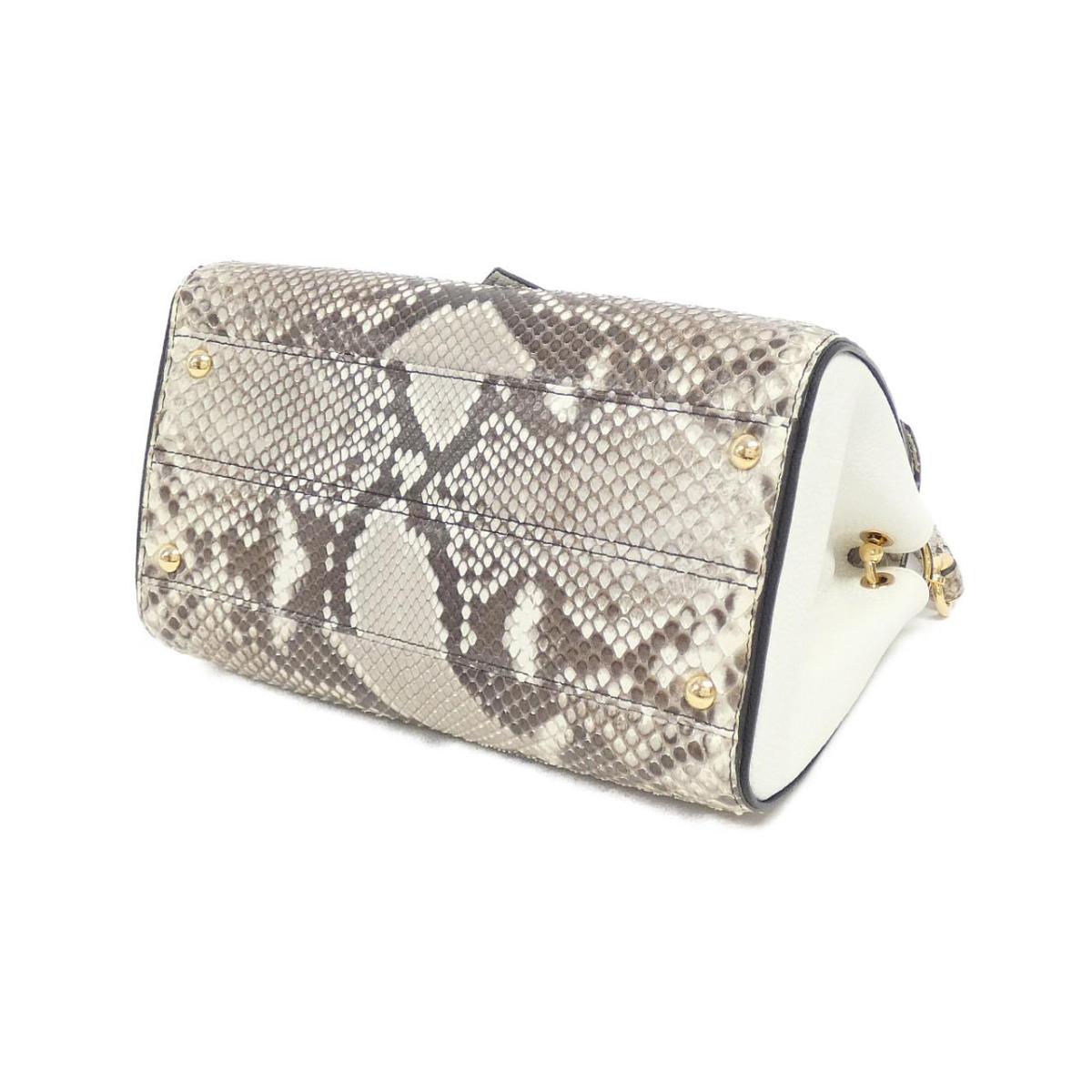 Louis Vuitton Monogram + Exotic Leather Double V Bag