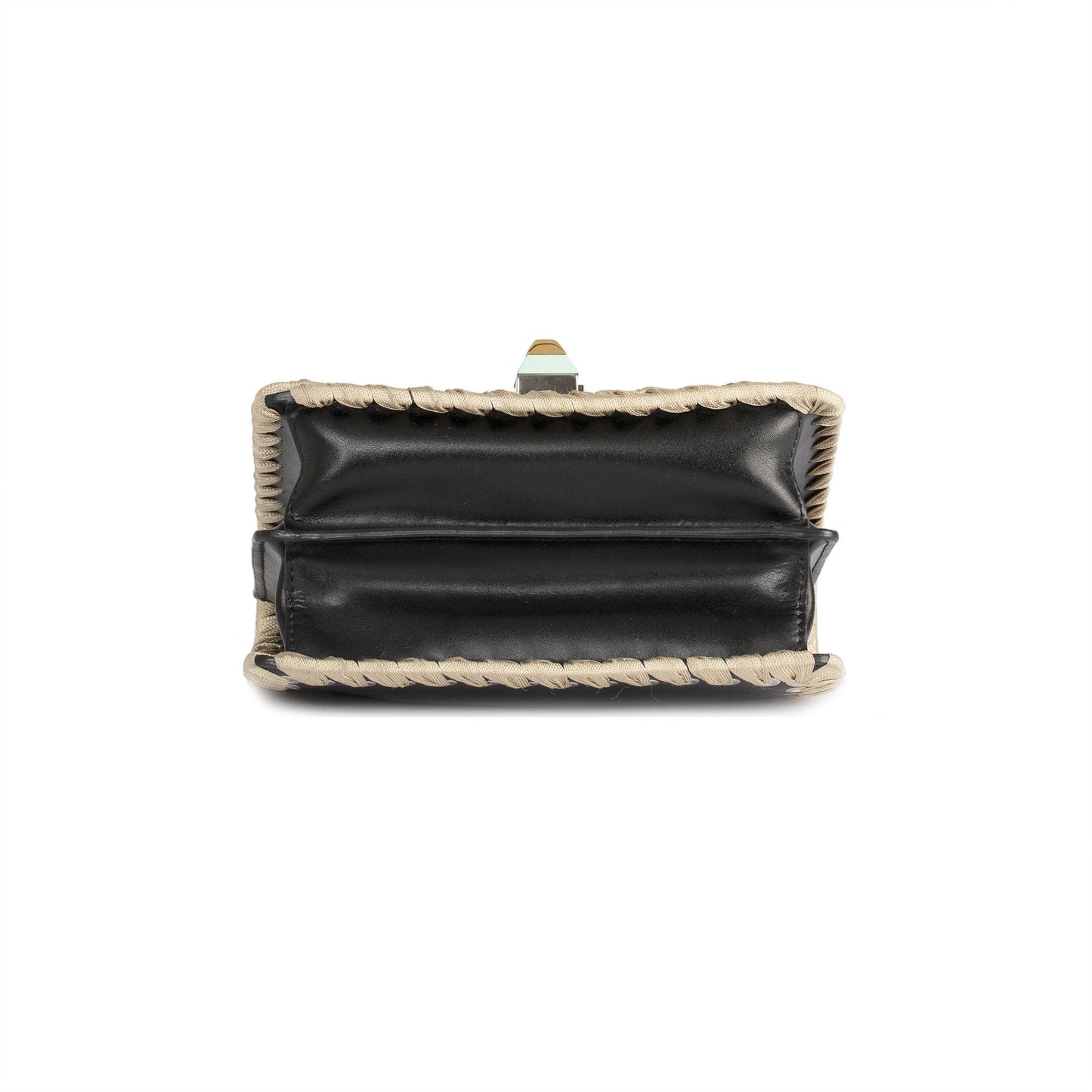 Fendi Kan I Ribbon Whipstitch Small Shoulder Bag
