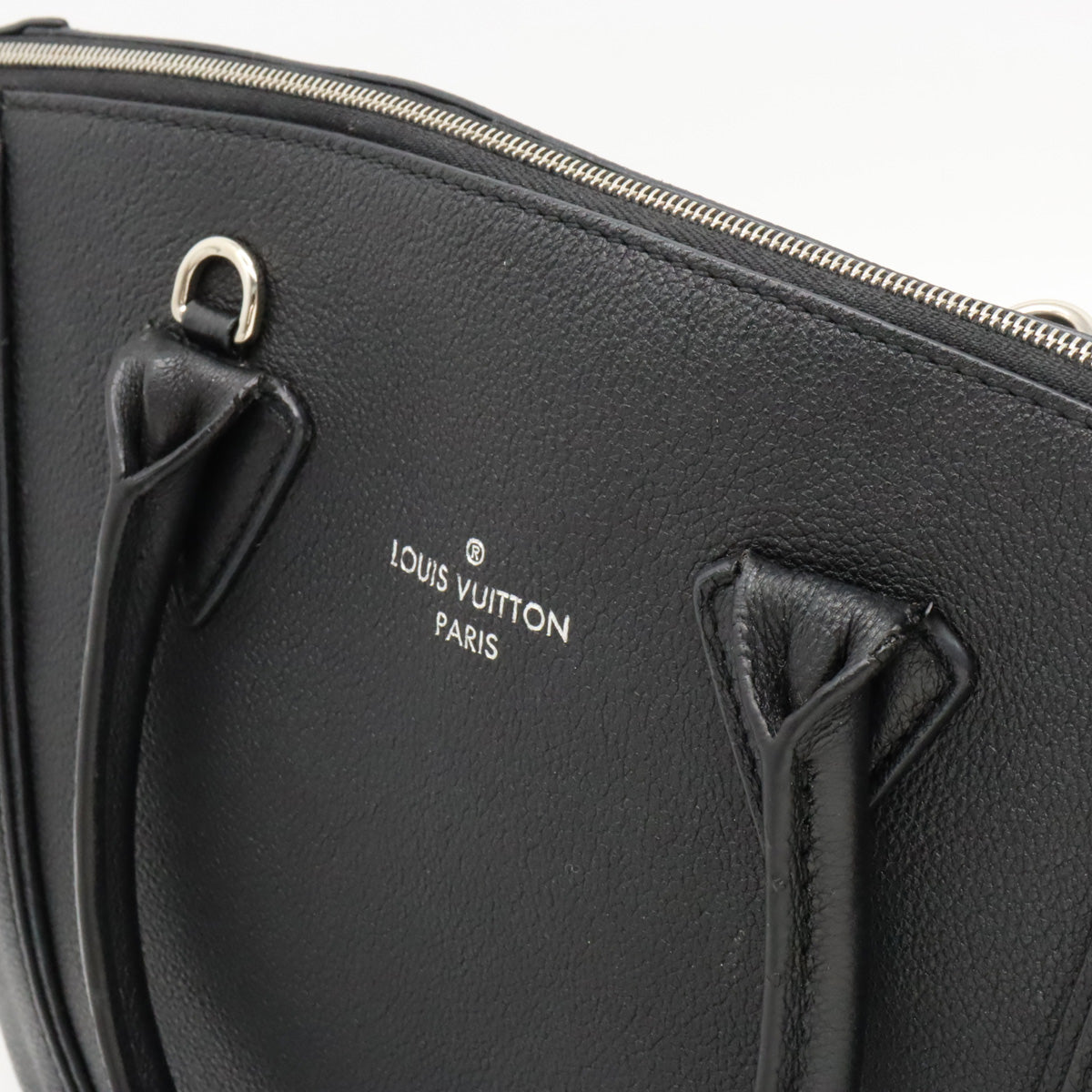 LOUIS VUITTON Louis Vuitton Parnass Locket PM Tote Bag Vokashimil Leather Noneir Shoulder Strap Parts M50028