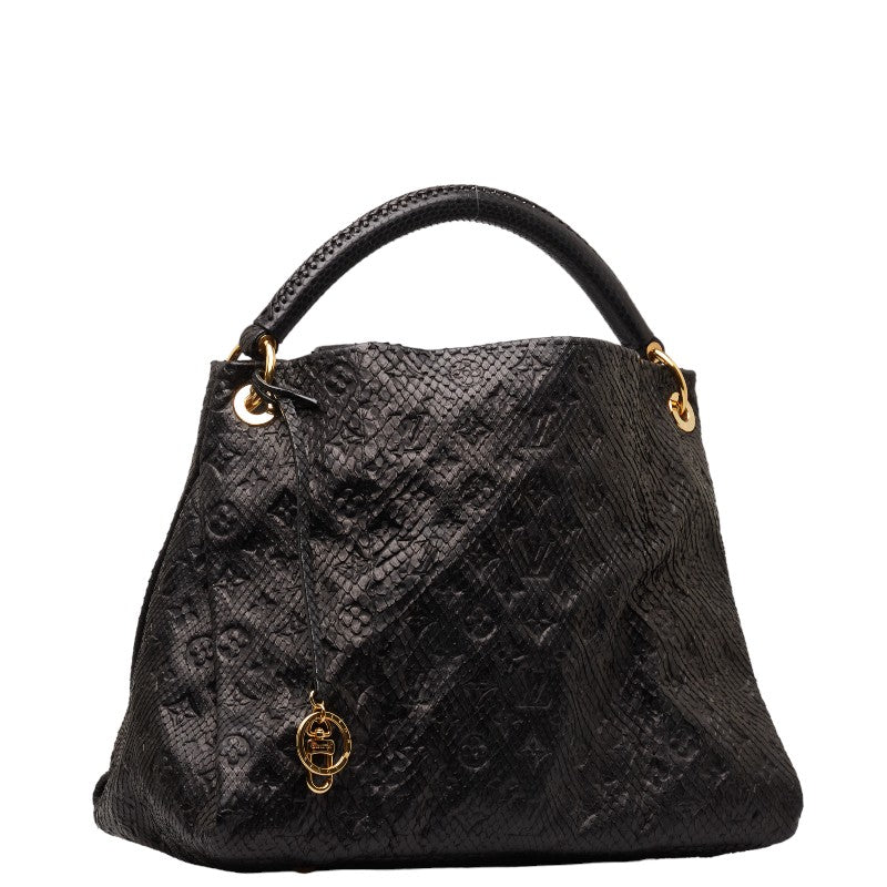 Louis Vuitton Monogram Pearson Artsy MM Shoulder Bag N90885 Black PVC Leather  Louis Vuitton