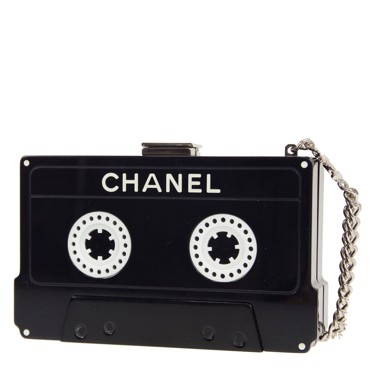 Luxury Chanel * 2004 Cassette Tape Clutch Bag