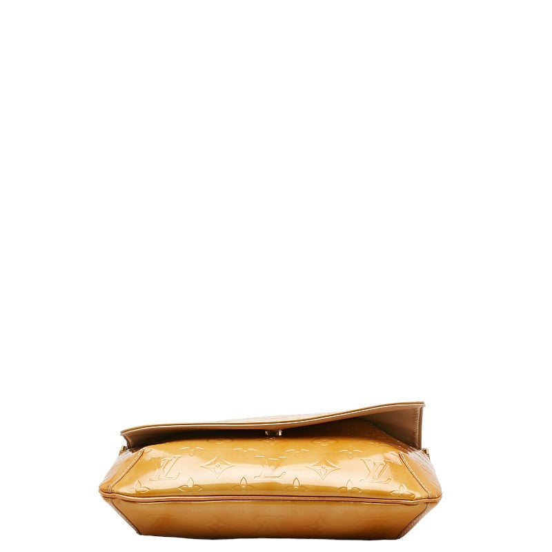 Louis Vuitton Monogram Vernis Thompson Street Shoulder Bag M91008 Yellow Patent Leather  Louis Vuitton