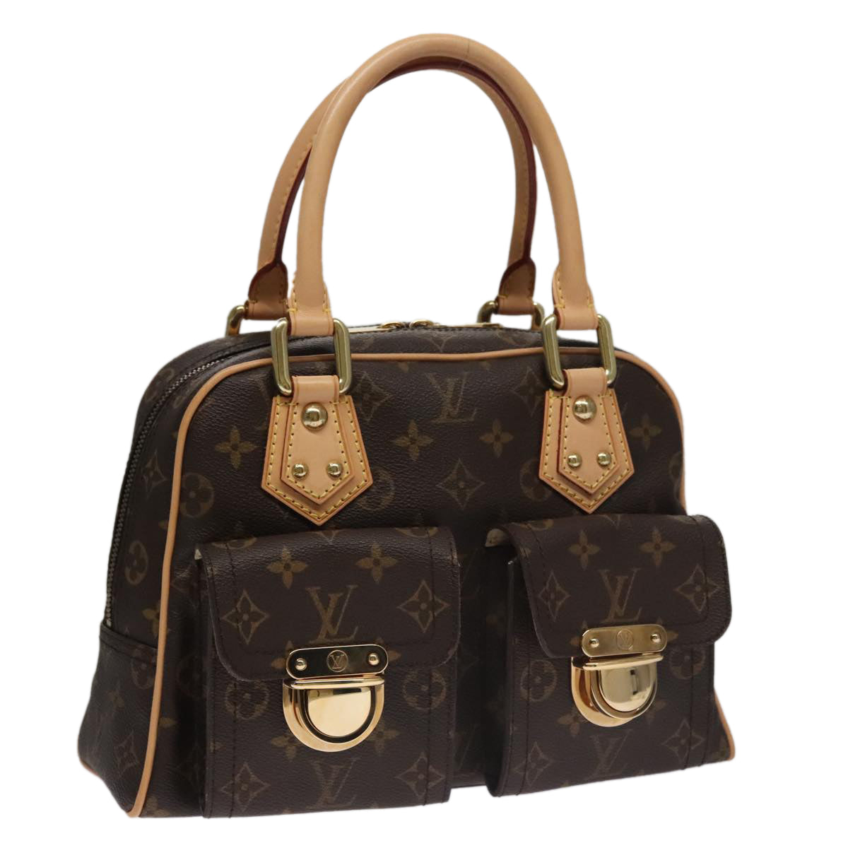 LOUIS VUITTON Monogram Manhattan PM Hand Bag M40026 LV FF5979SA
