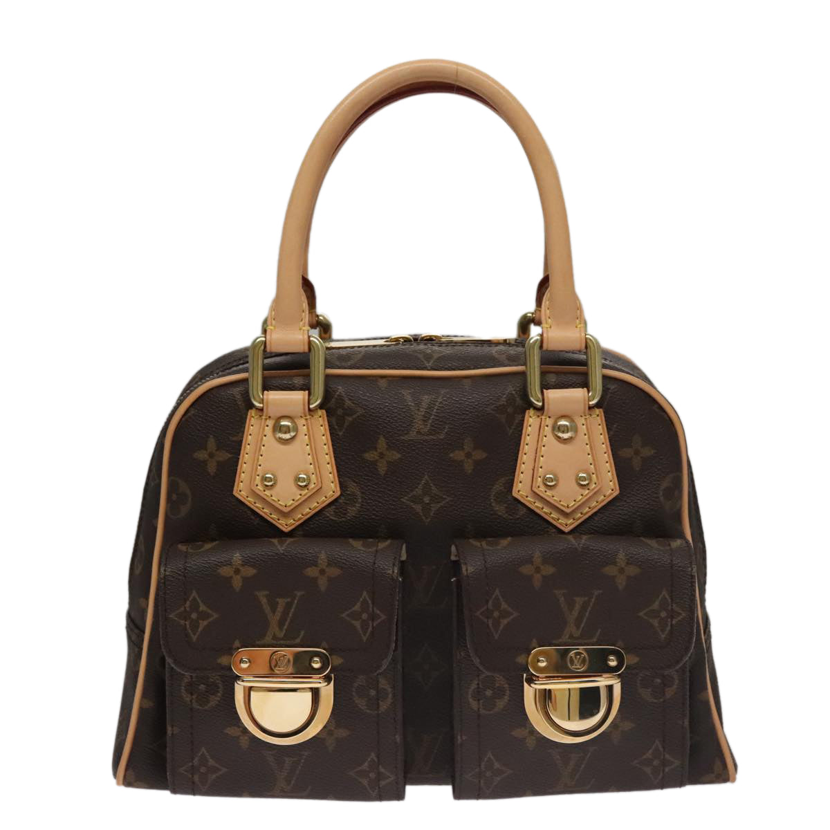LOUIS VUITTON Monogram Manhattan PM Hand Bag M40026 LV FF5979SA