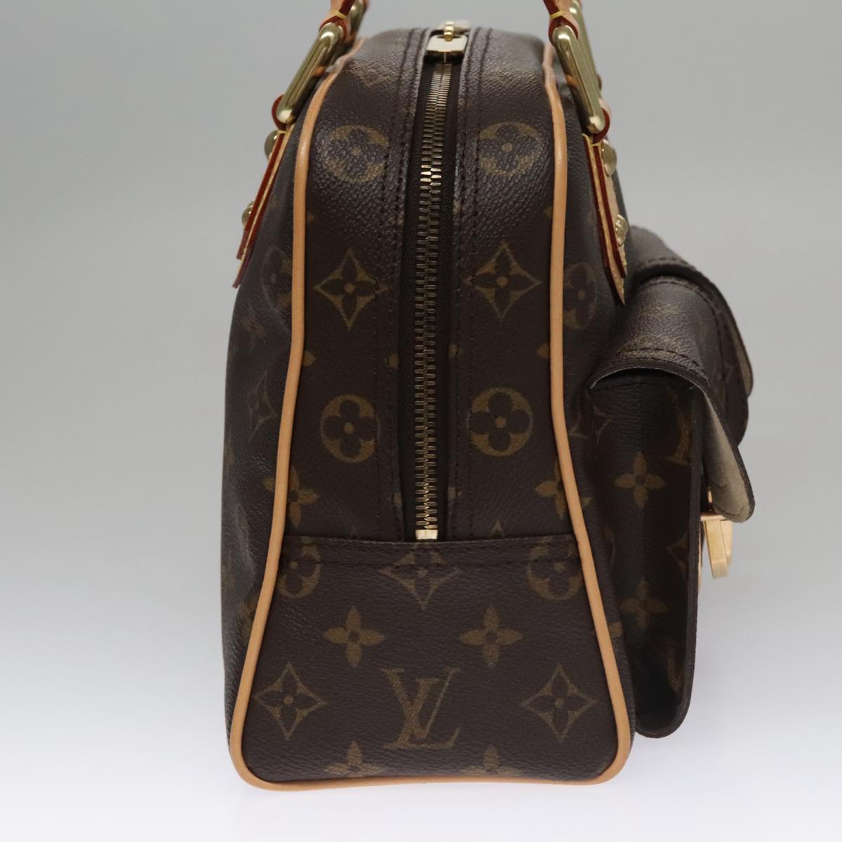 LOUIS VUITTON Monogram Manhattan PM Hand Bag M40026 LV FF5979SA