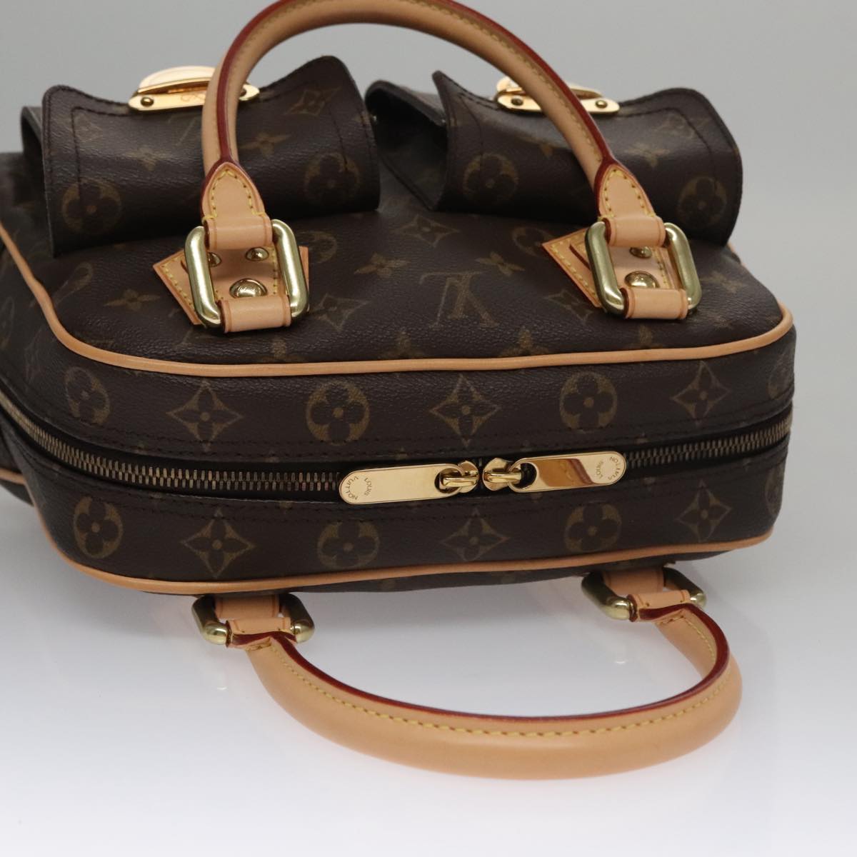 LOUIS VUITTON Monogram Manhattan PM Hand Bag M40026 LV FF5979SA