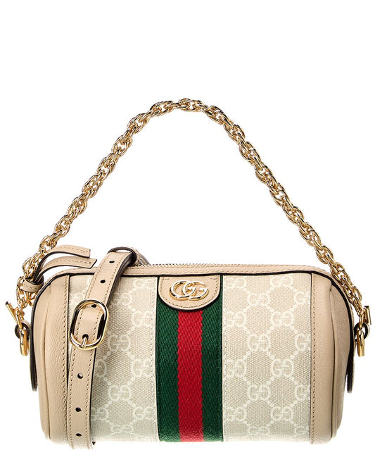Luxury Gucci Trending 2025 Ophidia Mini GG Supreme Canvas & Leather Crossbody